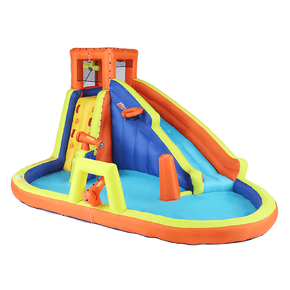 Banzai Inflatable Battle Blast Adventure Water Park & 3 Water Cannons