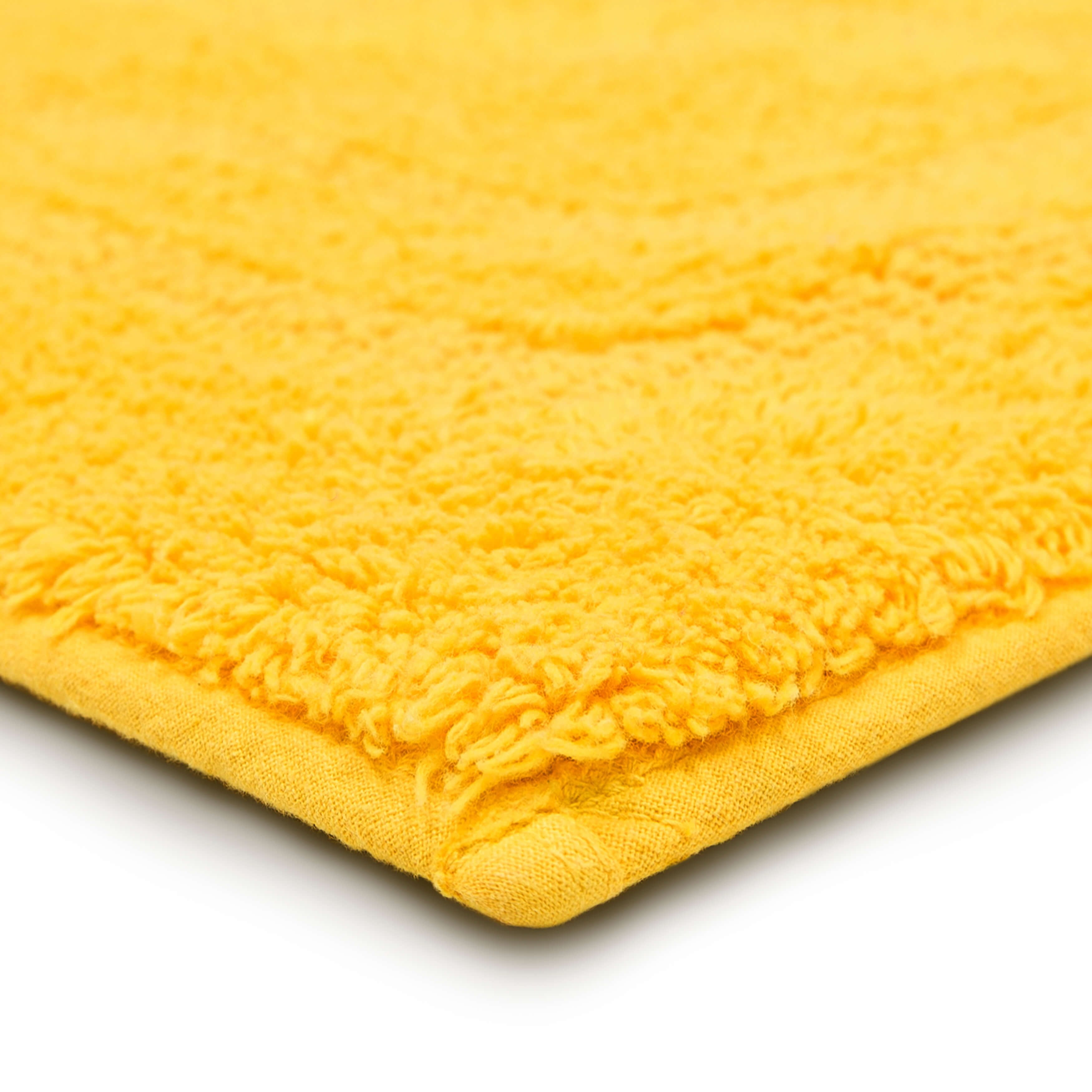 Mohawk Cotton Bath Mat Soft Absorbent Quick Dry Machine Washable Bathroom Mat, Yellow, 17" x 24"
