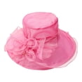 thumbnail image 1 of Mode Organza Église Fascinator Chapeau de Mariage de Thé de Mariée de Femmes, 1 of 2