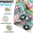 thumbnail image 4 of Welcome Summer Flip Flops 28 x 40 House Flag Double Sided, Beach Coastal Tropical Palm Leaves Garden Yard Decoration, Hawaii Nautical Conch Starfish Outdoor Décor Decorative Large Flag, 4 of 12