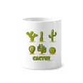 thumbnail image 1 of Succulents Potted Cactus Pattern Toothbrush Pen Holder Mug Cerac Stand Pencil Cup, 1 of 2