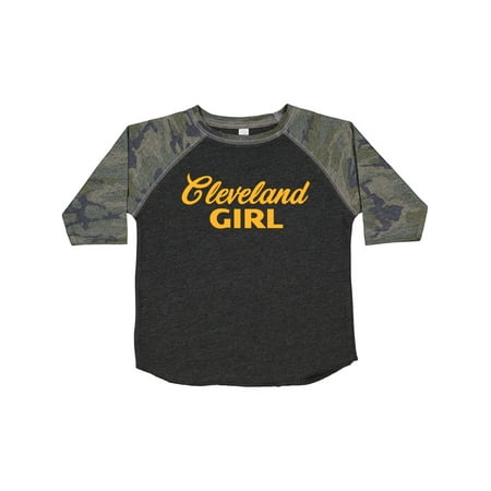 

Inktastic Cleveland Girl Gold Gift Toddler Boy or Toddler Girl T-Shirt