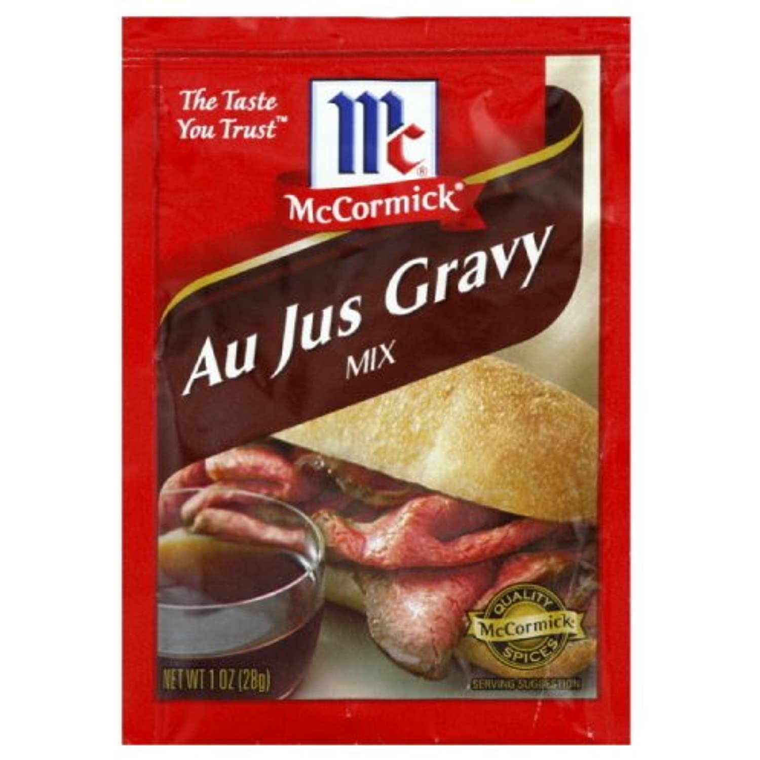 Mccormick Au Jus Natural Style Gravy Mix, 1Ounces (Pack Of12