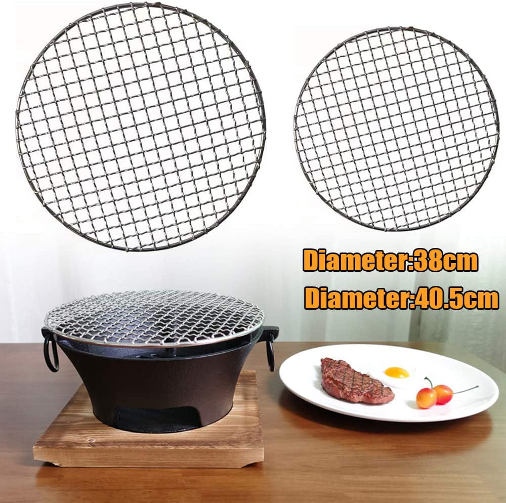 Details about   Barbecue Round BBQ Grill Net Meshes-Racks Grid Grate Steam Mesh Wire Cooking 