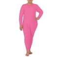 thumbnail image 4 of Fruit of the Loom Women's and Women's Plus Long Underwear Thermal Waffle Top and Bottom Set, 4 of 12