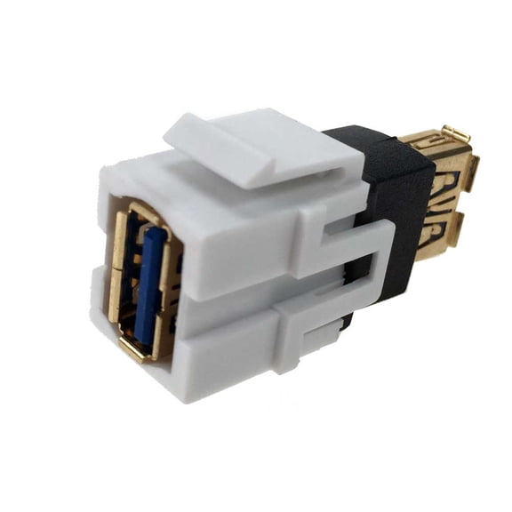 SF Cable USB 3.0 Type A F/F Keystone Jack Flush Type