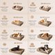 thumbnail image 2 of EHEYCIGA Camas ortopédicas para perros medianos, grandes, extra grandes, cama para perros XL de espuma viscoelástica impermeable con laterales, sofá cama de espuma con funda extraíble lavable, 2 of 5