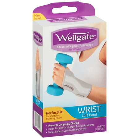 Bauerfeind Manutrain Wrist Support - Wellgate™ PerfectFit Wrist Support for Women Left Hand 1 ct. Box