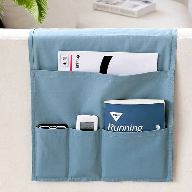 Cheers.US Armchair Caddy Sofa Armrest Organizer Recliner Remote Holder Armrest Organizer for Recliner Arm Chair Caddy with 4 Pockets for Magazine