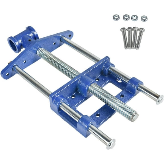 waltyotur Woodworking Bench Vise 9 Inch Front Threaded Vise Durable Woodworking Vise for Home Easy-to-operate Vise