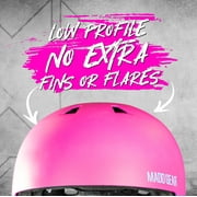 Madd Gear Helmet - Multi-Sport Adjustable Bike Skate Inline & Scoot - Ages 5 & Up - CPSC Triple Certified - Small / Medium