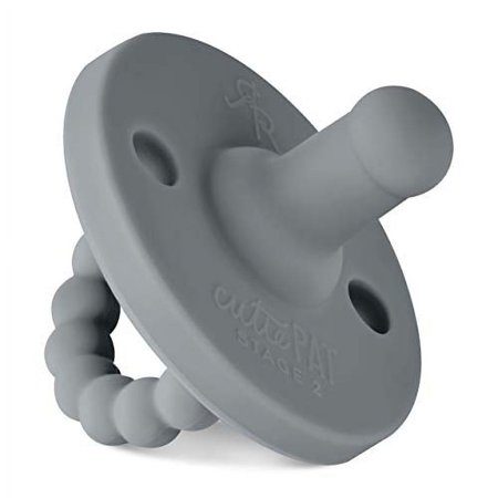 Ryan & Rose Cutie PAT Pacifier (Stage 2, Charcoal)