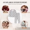thumbnail image 7 of Gaeub Panda Bear Women' Long-Sleeve Shirt and Full-Length Bottom Pajama Set Loungewear Soft Pjs Sleepwear Set-Small, 7 of 7