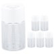 thumbnail image 1 of 6 macetas hidropónicas de plástico transparente redondas para decoración de plantas, 1 of 5
