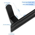 thumbnail image 2 of Multi-Functional Wall Mounted Coat Rack organizer, Black Aluminum Hook Coat Rack - 6 Hooks Horizontal Model, 2 of 5