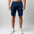 thumbnail image 2 of Youmylove Mens Shorts Vintage Men's Summer Linen Shorts With Pockets Short Trousers Beach Shorts Casual Track Shorts, 2 of 9