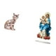thumbnail image 5 of Figura decorativa de gato, adorno de escritorio, letrero de mesa, decoración acrílica, diseño moderno de cerámica, ideal para oficina, dormitorio, sal, 5 of 8