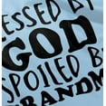 thumbnail image 5 of Blessed By God Spoiled By Grandma Toddler Boy Girl T Shirt Infant Toddler Brisco Brands 5T, 5 of 6