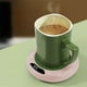 thumbnail image 4 of Fiudx Calentador de Tazas con Control de Temperatura Usb, Tres Niveles de Calentamiento Ajustables, Diseño Compacto, Portátil para Uso En Oficina y Hogar, Confiable, Blanco, Rosa, Verde, 11,6 X 11,6, 4 of 6