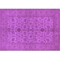 thumbnail image 1 of Ahgly Company Indoor Rectangle Oriental Purple Traditional Area Rugs, 5' x 7', 1 of 4