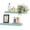 Blue, variant on Sorbus 16.25" Walnut Rustic Floating Shelves (Set of 2) – Wall Storage for Décor, Frames, Trophies