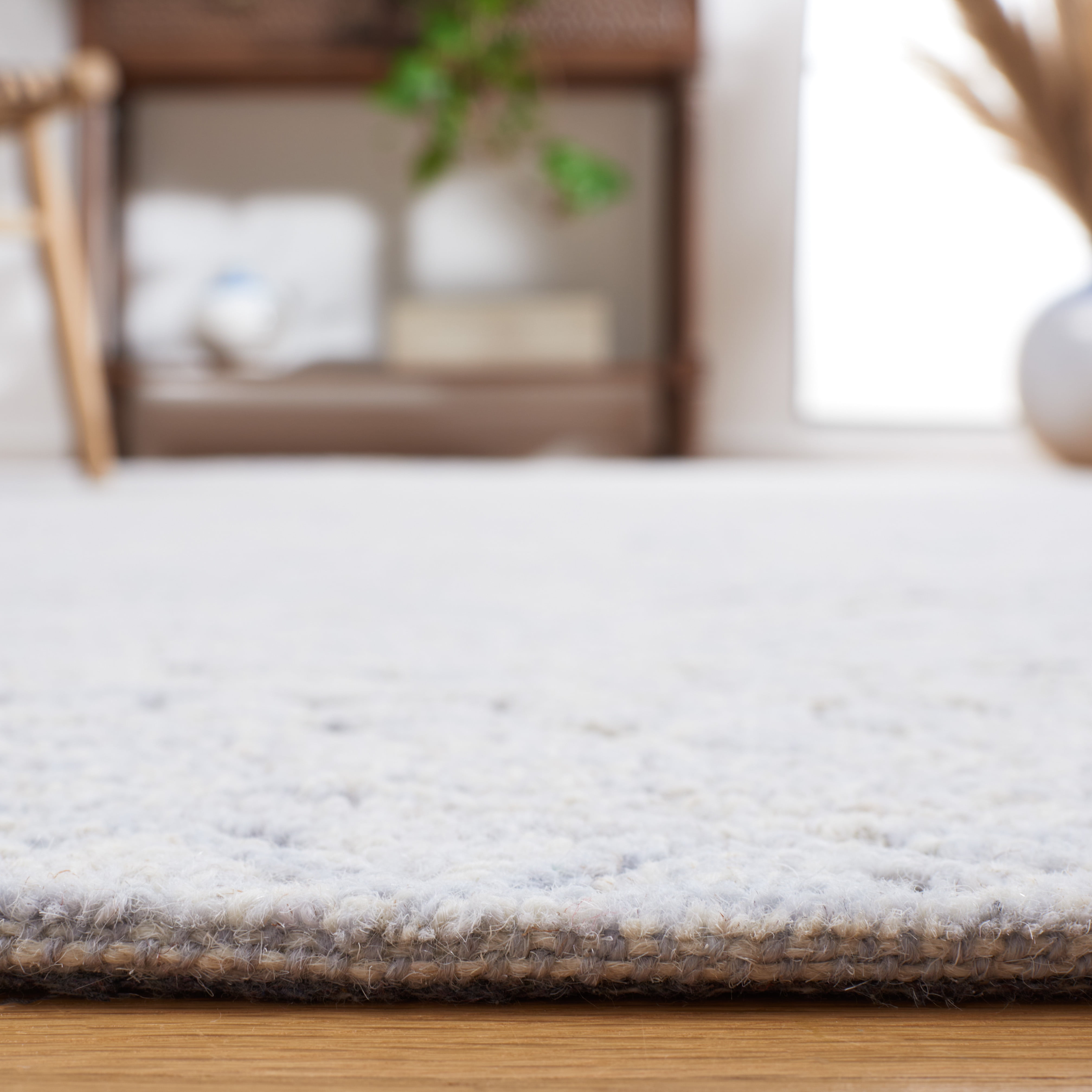 SAFAVIEH Textural Adrasteia Geometric Area Rug, Grey/Ivory, 8' x 10'