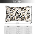 thumbnail image 2 of Kdxio Cotton Pillow Cases Pillowcases,Soft and Breathable Bedroom Pillow Cases-Snake, 2 of 8