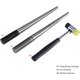 thumbnail image 4 of Ring Sizer Mandrel, Ring Sizer Mandrel Measuring Tool Steel Ring Sizing Gauge Sizers Set Rubber Jeweler'S Mallet Hammer Metal Finger Size Stick Wire Wrap Rings Tools(Rubber hammer), 4 of 5