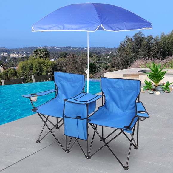 Folding Chair With Umbrella