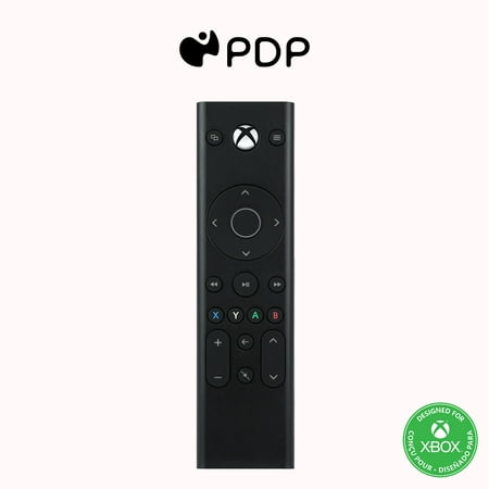 PDP Universal Gaming Media Remote Control for Xbox Series X|S with Motion Activated Backlight