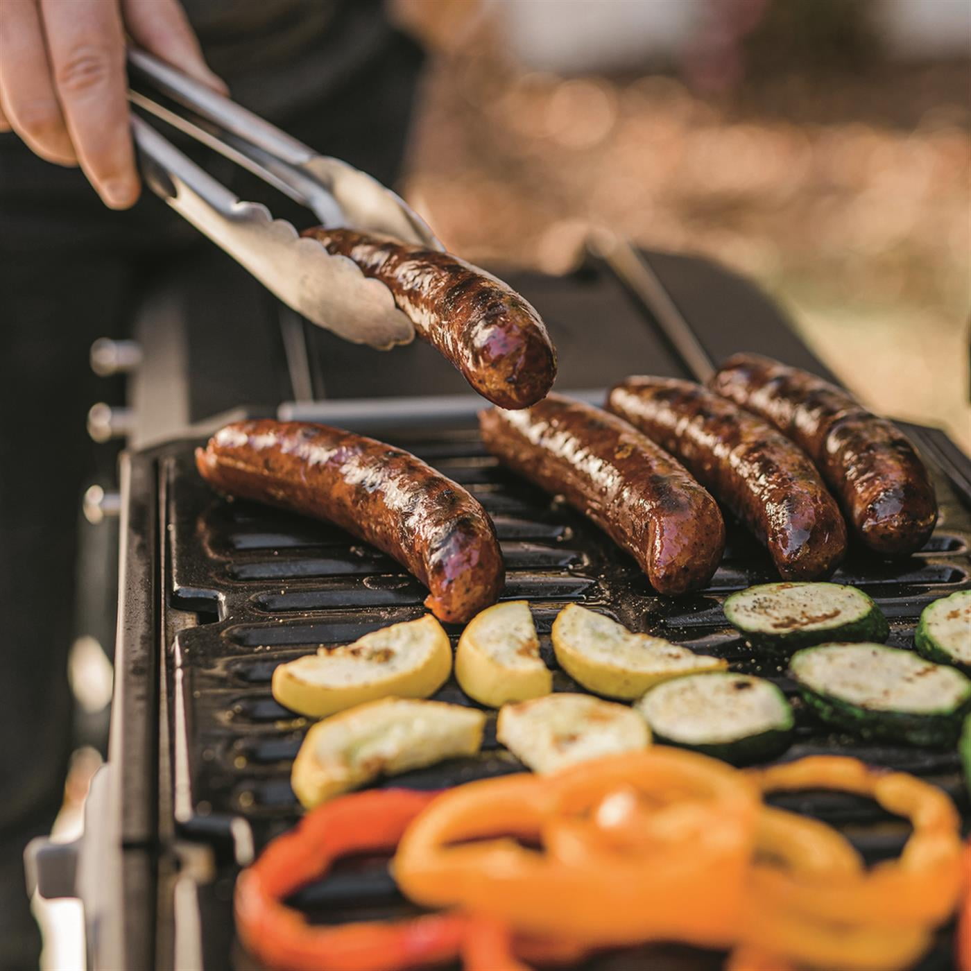 Portable Charcoal Grill and Smoker with cart and Analog Temperature Control