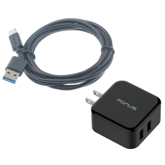 30W Quick Home Charger for Motorola Moto G Power 5G (2023)/5G Stylus (2023), Edge Plus (2023) Phone - 6ft USB Cable 2-Port USB Power Cord Travel X1B