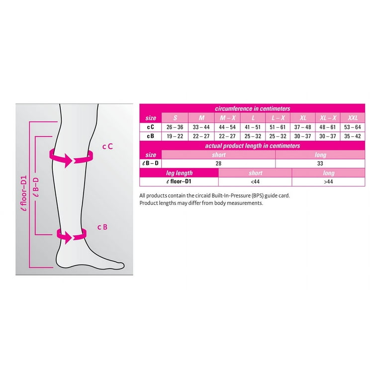 circaid juxtalite HD Lower Leg Compression Wrap (Moderate to Severe Edema),  Med-FC (Full Calf), Long 