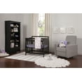 DaVinci Emily 2in1 Mini Crib and Twin Bed, Ebony Black