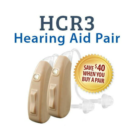 HearClear HCR3 Rechargeable Hearing Aid - Both