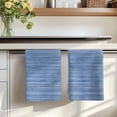 thumbnail image 7 of Blue Pattern Kitchen Towels Set of 3, Vintage Abstract Minimalist Art Absorbent Dish Towels for Kitchen, Microfiber Hand Towel, Quick Drying Tea Towel for Cleaning Decorative Dishcloths, 7 of 7