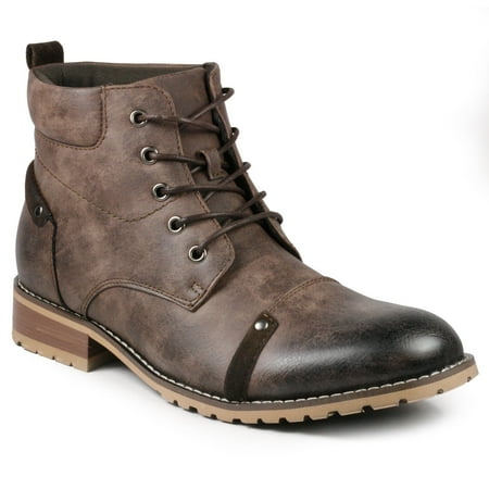 

Metrocharm MC152 Men s Lace Up Cap Toe Casual Oxford Boot