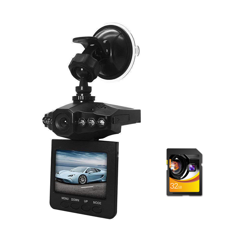 Sharper Image 720p Dashboard Camera Monitor 270 Degree Pivoting Screen Wide Angle Lens 2 4 Color Lcd Screen 1 Touch Audio Video Dvr Night Vision Led Recorder 32gb Sd Card Not Included Walmart Com