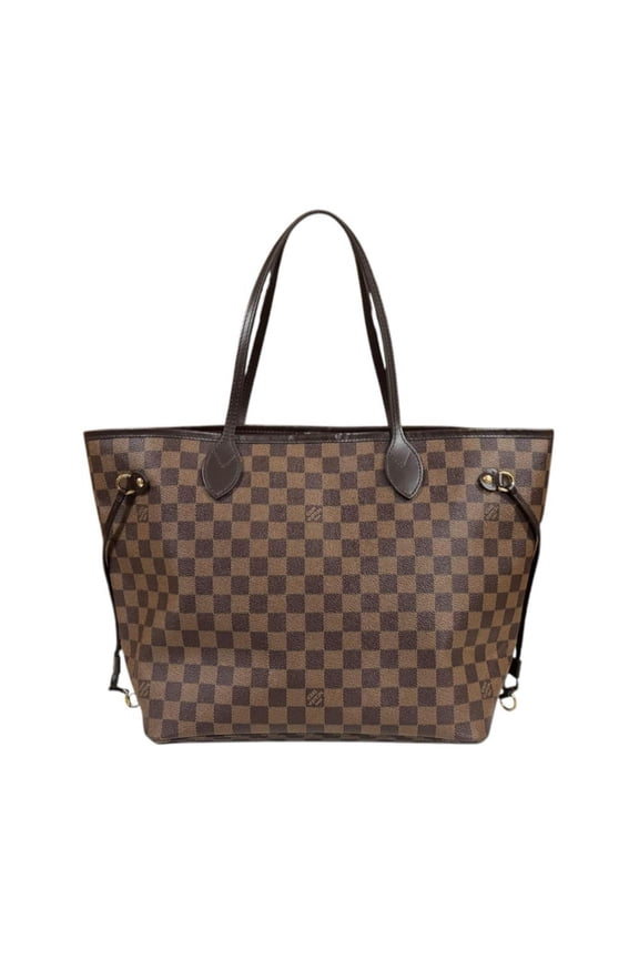 Pre-Owned Louis Vuitton Neverfull MM Damier Tote Bag, Canvas N41358 Brown, Women's LOUIS VUITTON