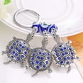 thumbnail image 4 of Cute Crystal Rhinestone Turtle Keyring Key Chain Holder Women Bags Pendant Car Decor Keychain, 4 of 4
