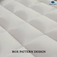 thumbnail image 4 of Full-XL Size- 3 Piece 800 GSM Down Alternative 3 Inch Thick Upto 15" Deep Pocket Fitted Mattress-Topper Protector for Extra Soft Comfortable Sleep for All Season- Full-XL(54X80 Inche), Light Grey, 4 of 5
