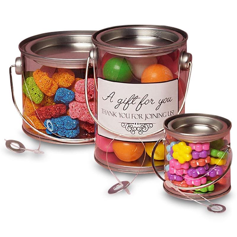 Empty Paint Tin 3" X 4" Quantity 6 by Paper Mart