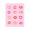 Glam Lipstick Kiss Pattern, variant on Stupell Industries Contemporary Pink Neon Who Says Canvas Art, 16 x 20, by Lil' Rue