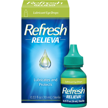 Refresh Relieva Lubricant Eye Drops, 0.33 Fl Oz Sterile