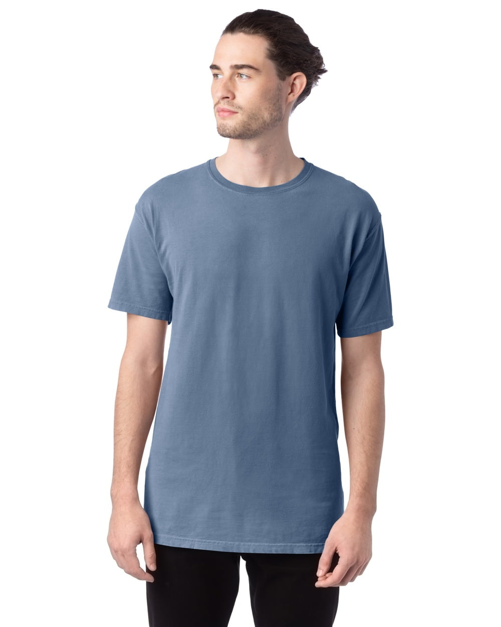 Men's ComfortWash Light Blue Rhode Island Rams Garment Dyed T-Shirt