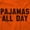 Orange, variant on Pajamas All Day Slacker Lazy Hoodie Sweatshirt Women Men Brisco Brands S