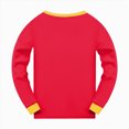 thumbnail image 4 of NOLDARESToddler Christmas Pajamas Pjs Set Boys Girls 2pcs Nightwear Long Sleeve Sleepwear Sets Xmas Jammies X106-Red, 4 of 5