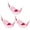 Rose Red, variant on YAHHU 3 Sets Banana Shape Hamster Hammock Nests, Winter Warm Hanging House for Parrots Squirrels Birds, 7.9 inches / 20 cm, Yellow