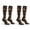 Coffee Brown Taupe, variant on Women’s Stylish Argyle Knee High Socks, 2 Pairs, White Lime Green Bright Green