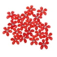 thumbnail image 2 of Abbracc 20 Pcs Boutons en Résine avec Strass Cristal Perles Plates DIY Rouge, 2 of 7